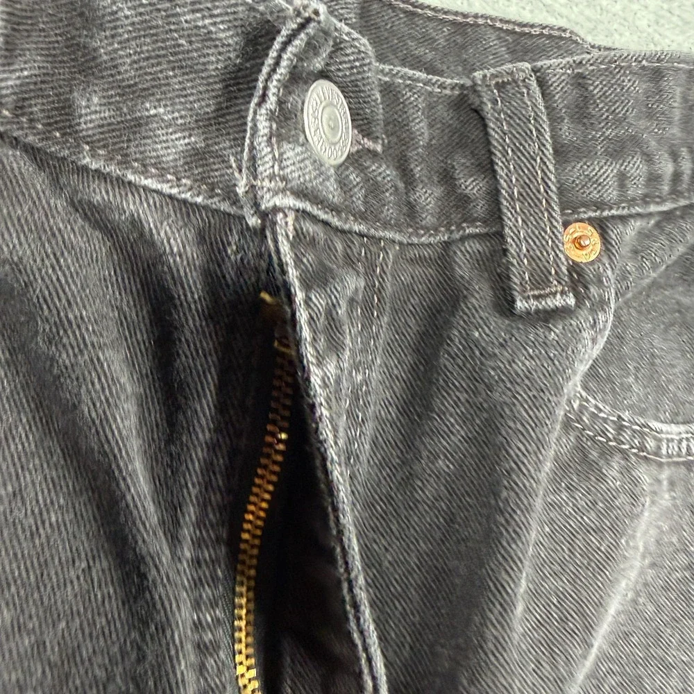 Levis 550 Jeans Mens 36x32 Black Relaxed Fit Tapered Leg‎ Denim USA Made